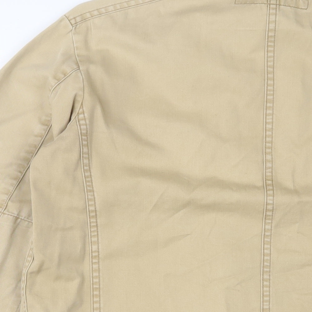French Connection Womens Beige Jacket Size 8 Zip