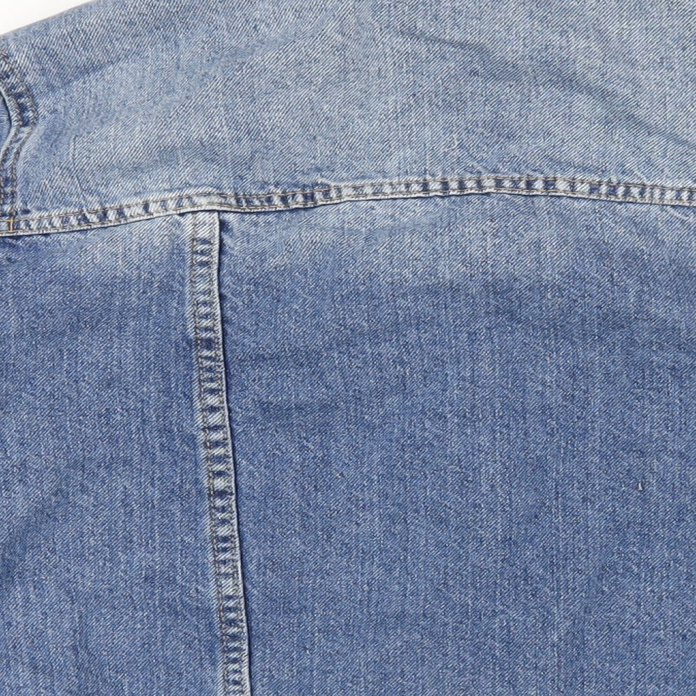Stradivarius Womens Blue Jacket Size S Button