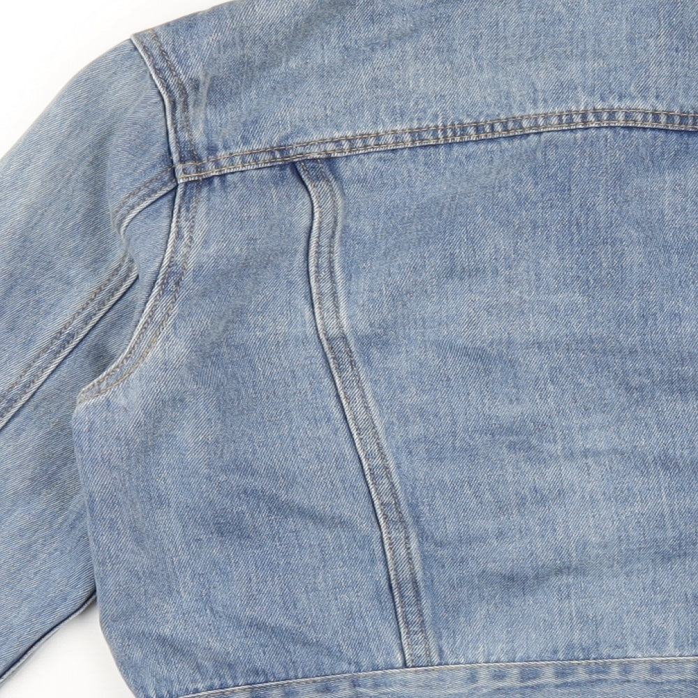 ASOS Womens Blue Jacket Size 10 Button