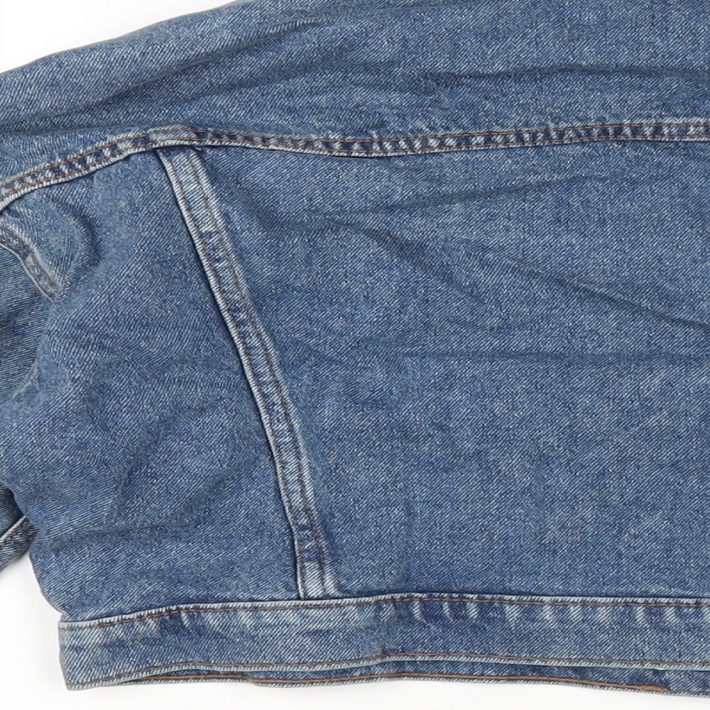 ASOS Womens Blue Jacket Size 8 Button