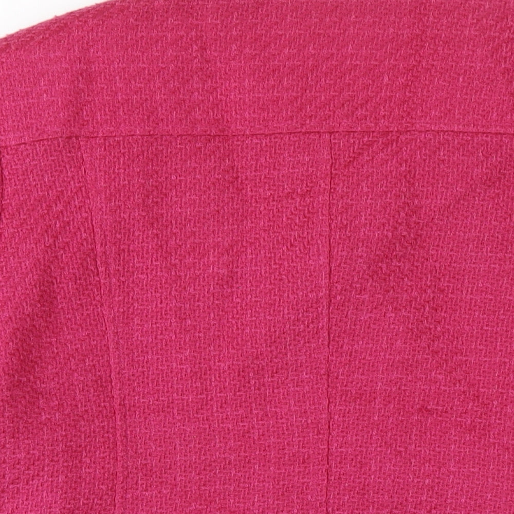 Gelco Womens Pink Jacket Size 14 Zip
