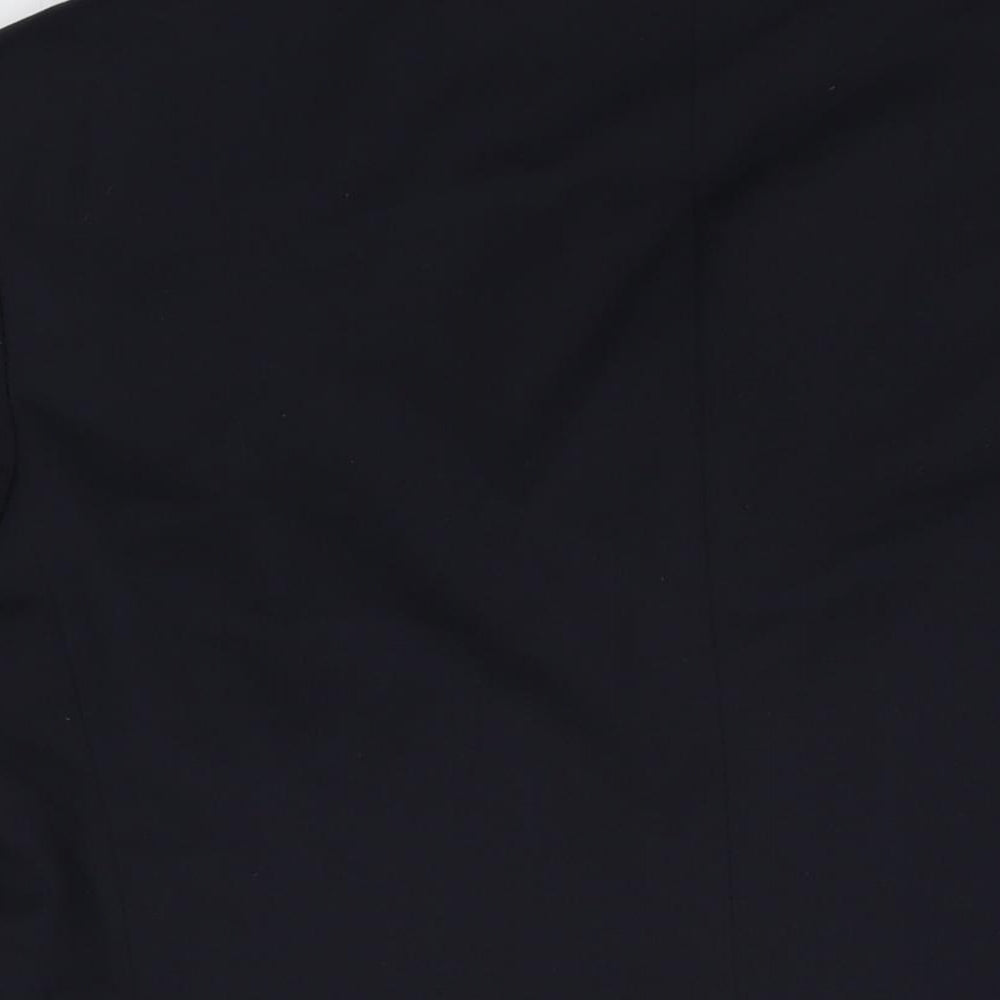 Burton Mens Blue Wool Jacket Suit Jacket Size 42 Regular