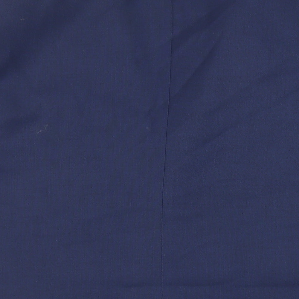 Burton Mens Blue Polyester Jacket Suit Jacket Size 40 Regular