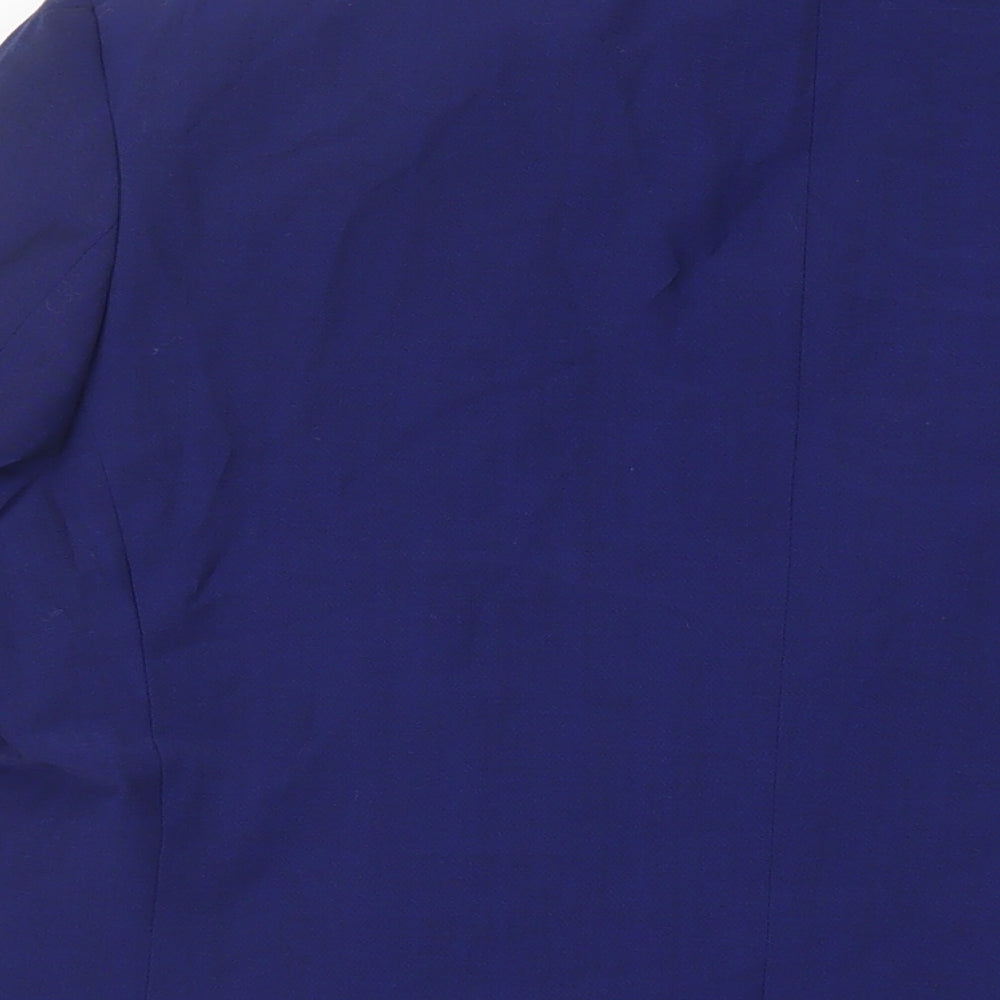 Marks & Spencer Mens Blue Wool Jacket Suit Jacket Size 40 Regular