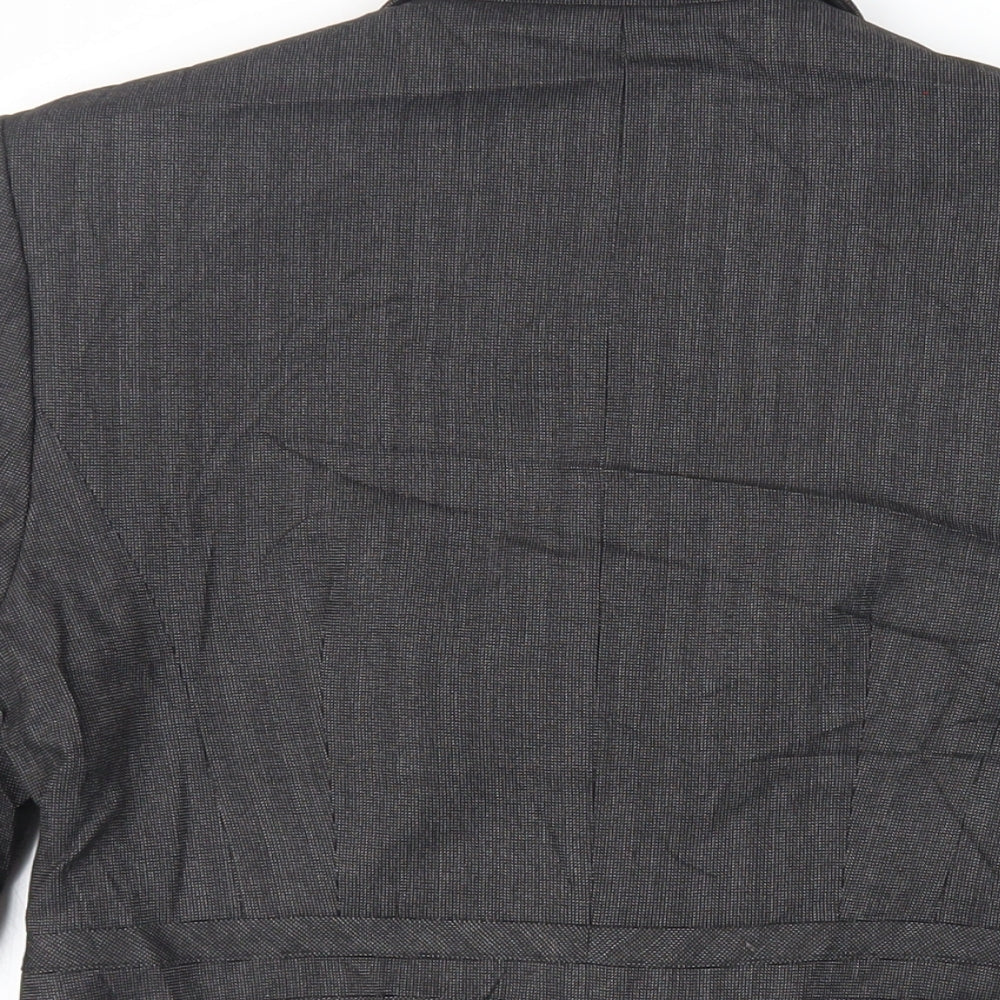 NEXT Womens Grey Jacket Blazer Size 14 Button