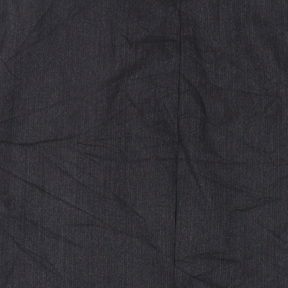 Horne Brothers Mens Grey Striped Wool Jacket Suit Jacket Size 42 Regular