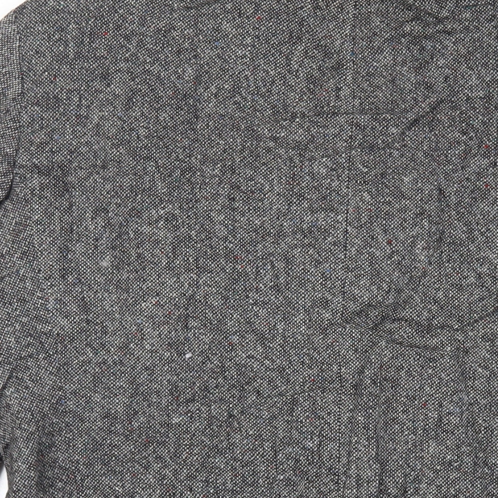 St Michael Mens Grey Wool Jacket Blazer Size 40 Regular - Vintage