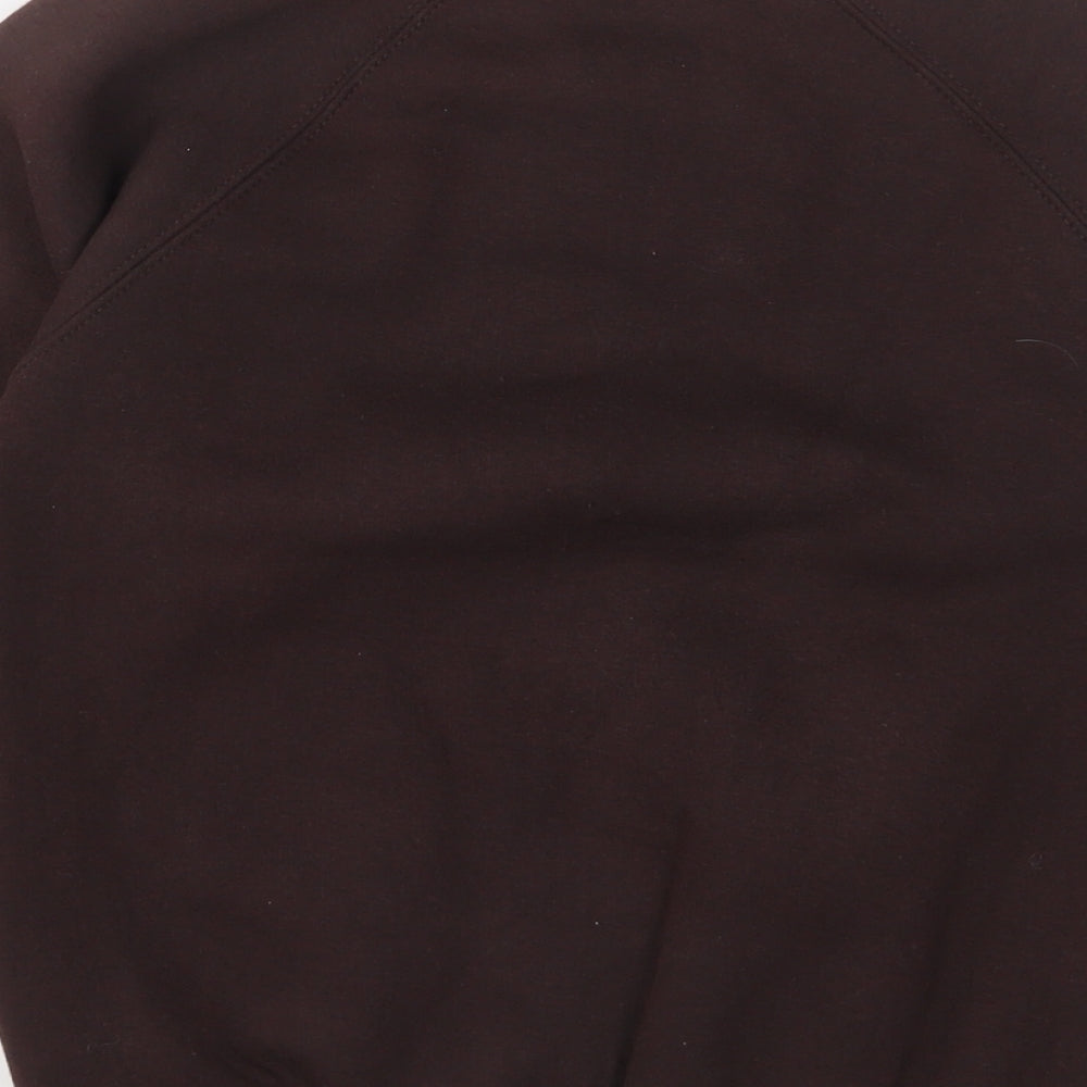 Sportex Boys Brown Cotton Pullover Sweatshirt Size 7-8 Years Pullover