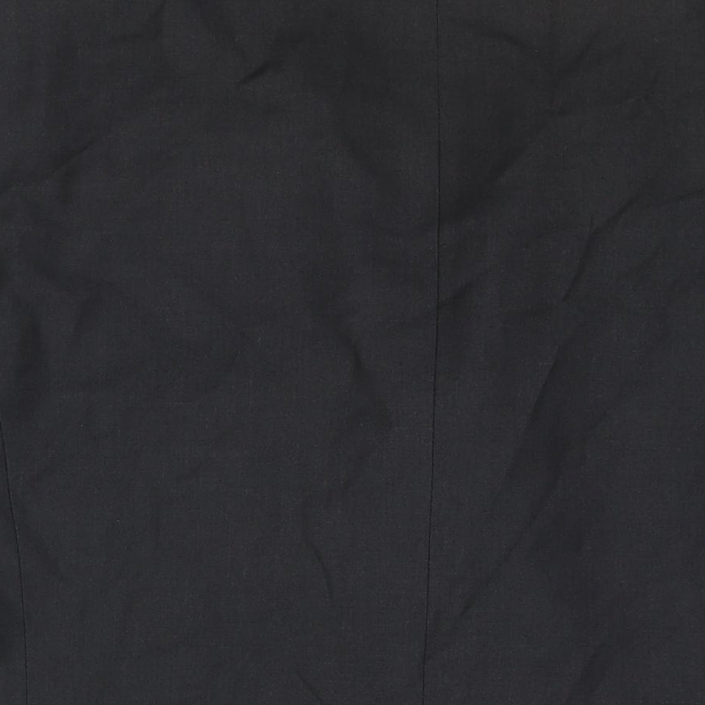 Linea Mens Black Polyester Jacket Suit Jacket Size 42 Regular