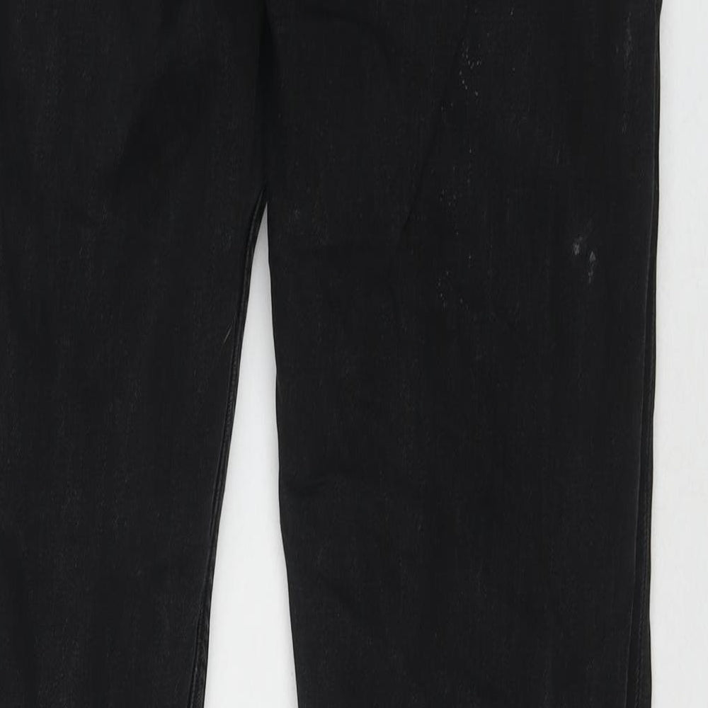 Topman Mens Blue Cotton Skinny Jeans Size 34 in L31 in Regular Zip