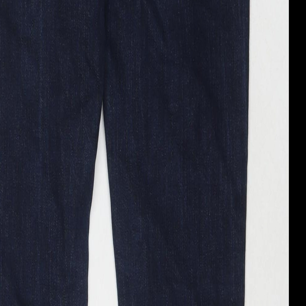 H&M Womens Blue Cotton Skinny Jeans Size 27 in L31 in Regular Zip
