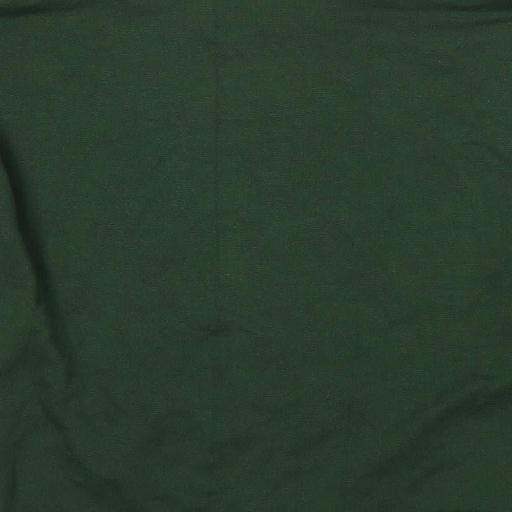 Pull&Bear Womens Green Cotton Pullover Hoodie Size M Pullover - Tokyo City