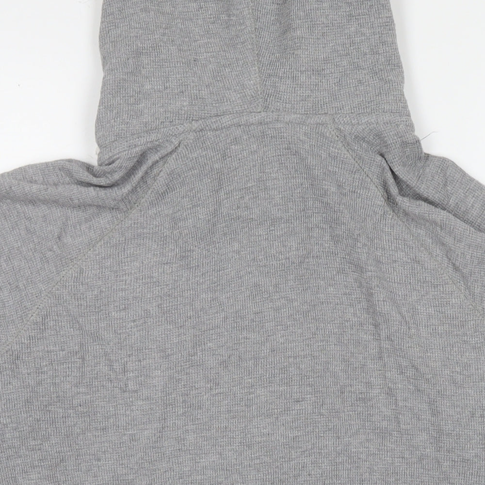 Burton Mens Grey Cotton Full Zip Hoodie Size M