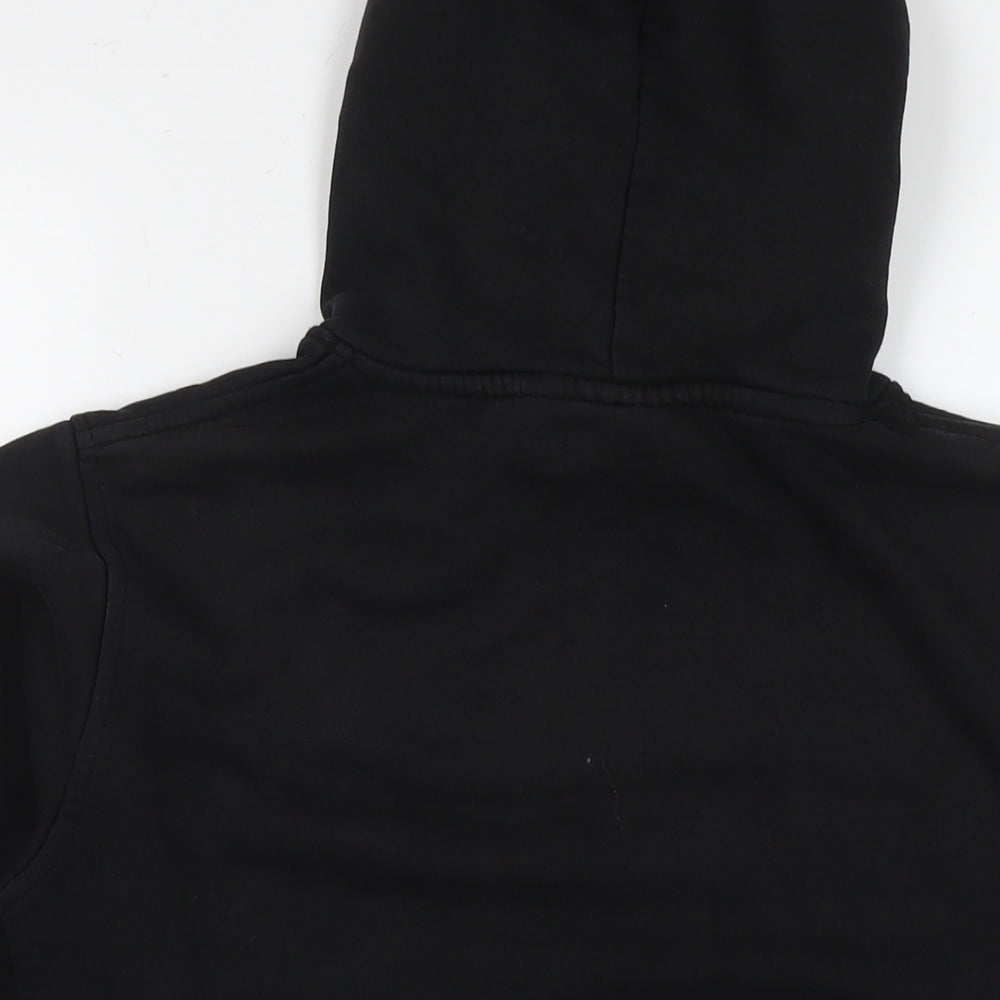 NICCE London Mens Black Cotton Pullover Hoodie Size XS - Logo