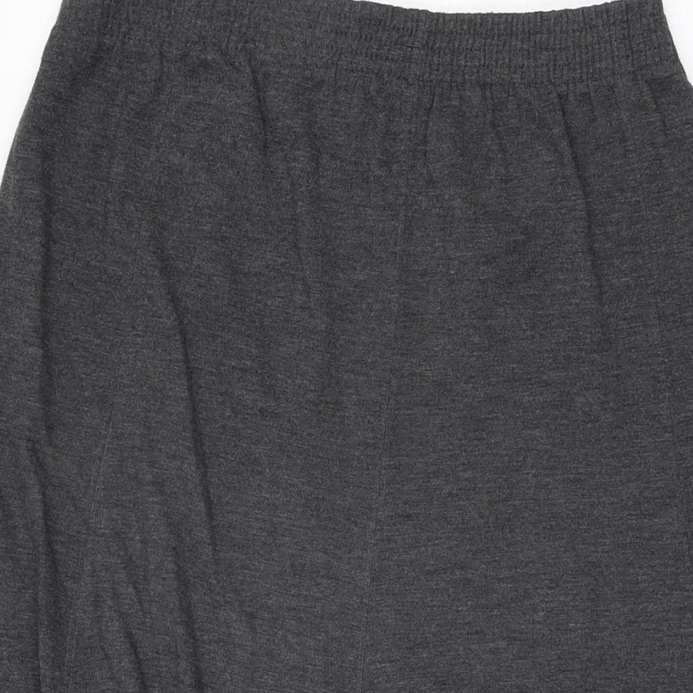 Blast Womens Grey Polyester Swing Skirt Size M