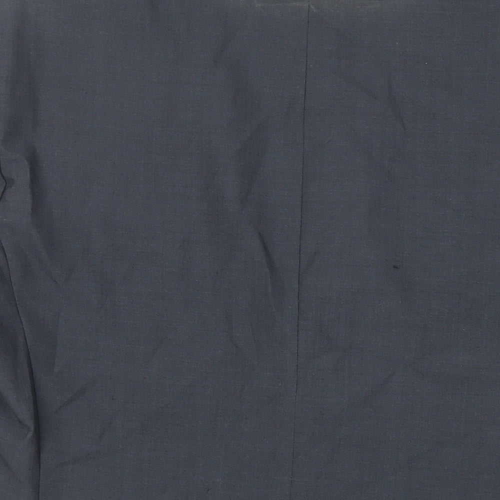 Hawes & Curtis Mens Blue Wool Jacket Suit Jacket Size 40 Regular