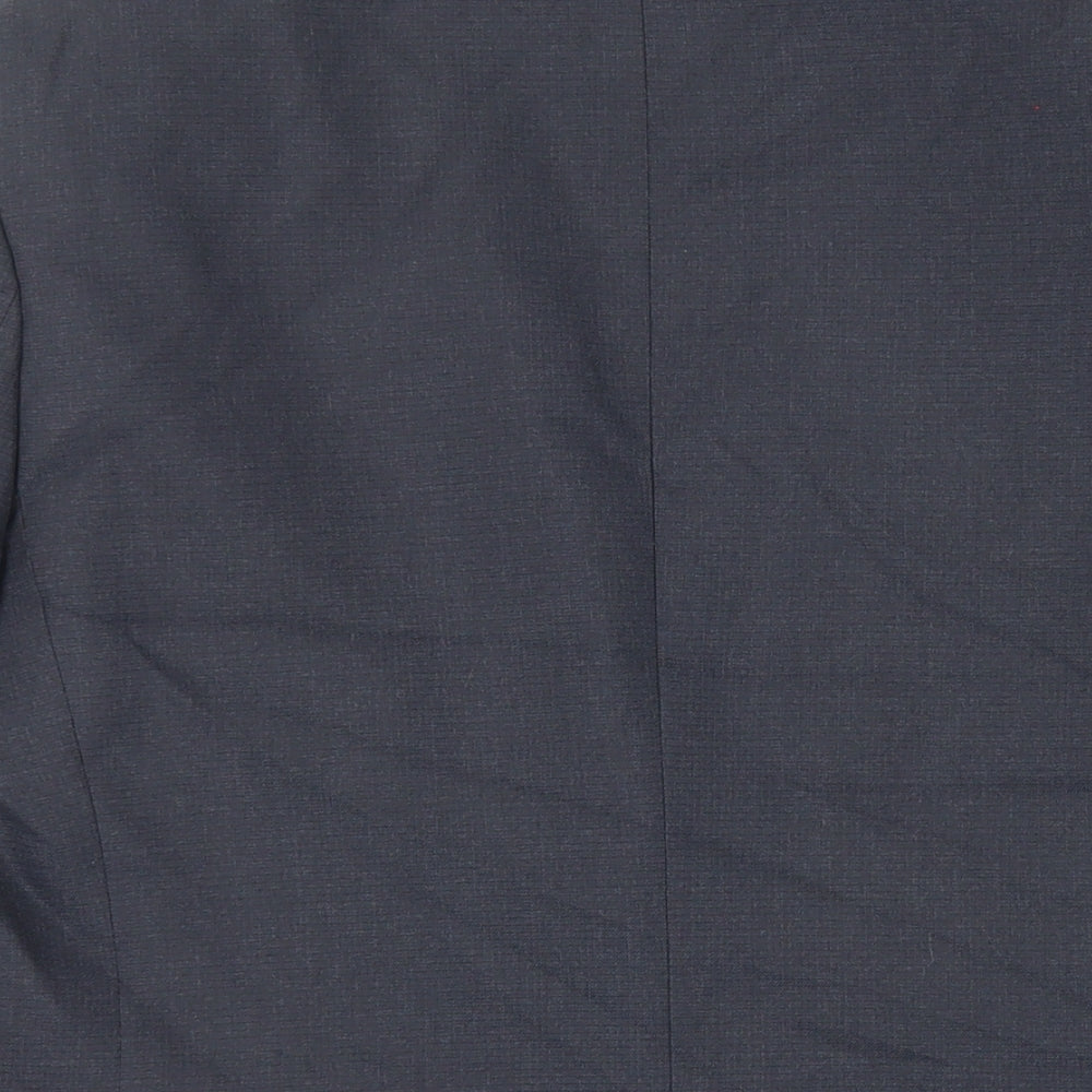 Marks & Spencer Mens Blue Polyester Jacket Suit Jacket Size 40 Regular