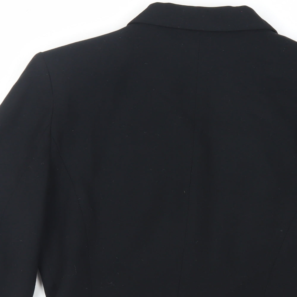 Principles Womens Black Jacket Blazer Size 8 Button