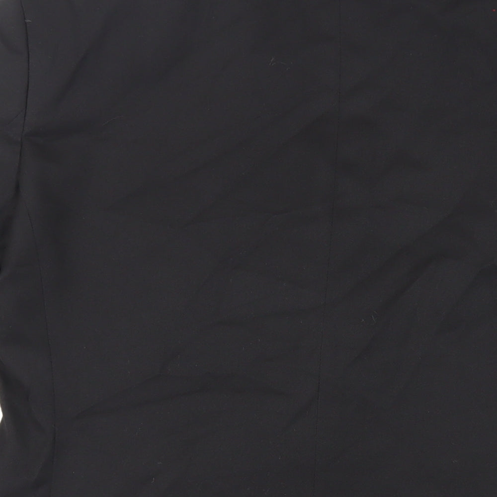Marks & Spencer Mens Black Polyester Jacket Suit Jacket Size 36 Regular