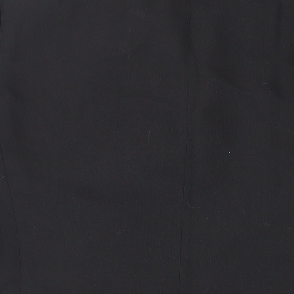 Linea Mens Black Polyester Jacket Suit Jacket Size 38 Regular