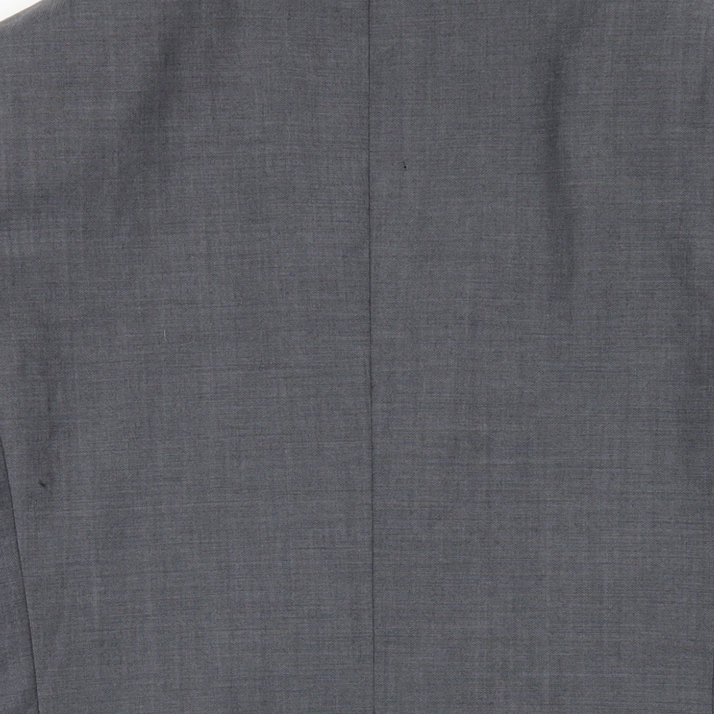 Marks & Spencer Mens Grey Wool Jacket Blazer Size 38 Regular