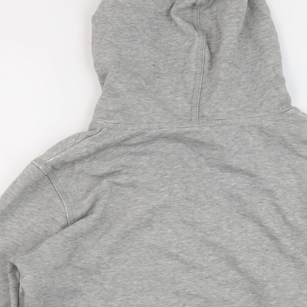 Pu,ma Womens Grey Cotton Pullover Hoodie Size 12 Pullover