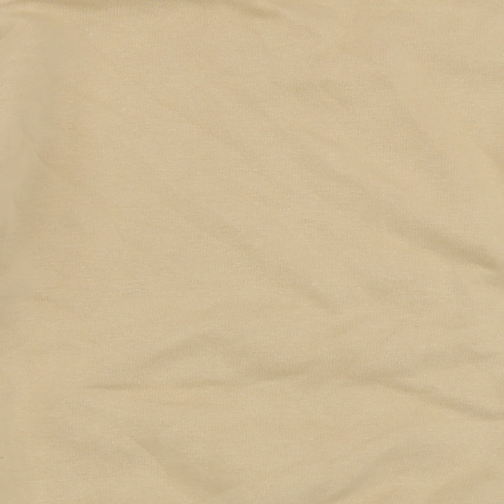 Nakd Womens Beige Cotton Pullover Sweatshirt Size M Pullover