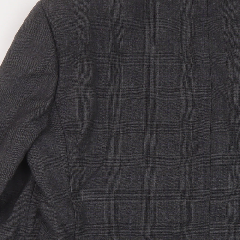 Marks & Spencer Mens Grey Wool Jacket Suit Jacket Size 40 Regular