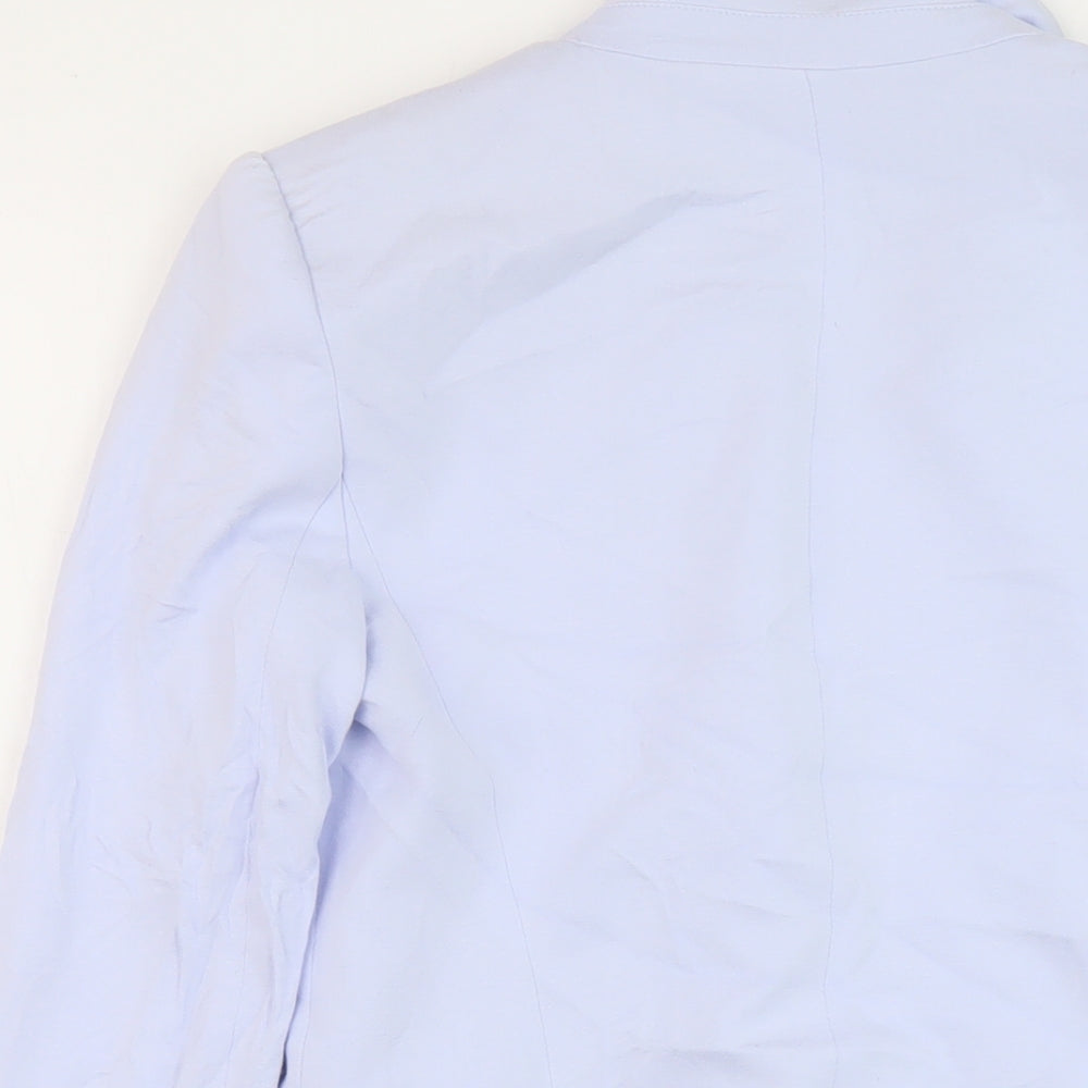 Zara Womens Blue Jacket Size XS Button