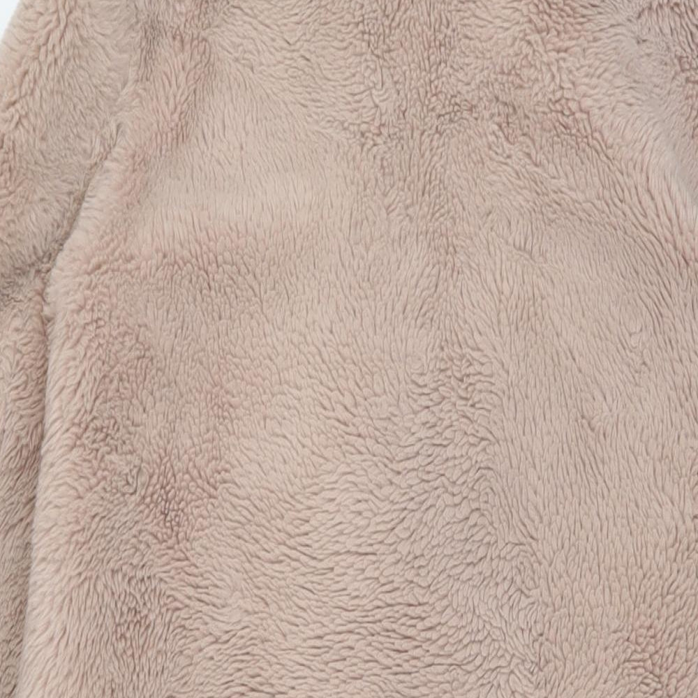 New Look Womens Pink Jacket Size 8 Snap