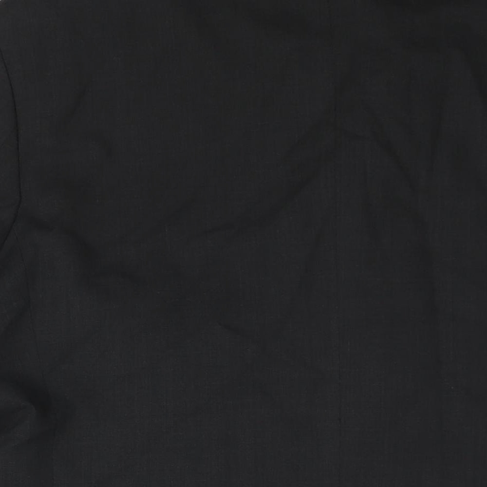 Marks & Spencer Mens Black Wool Jacket Suit Jacket Size 42 Regular