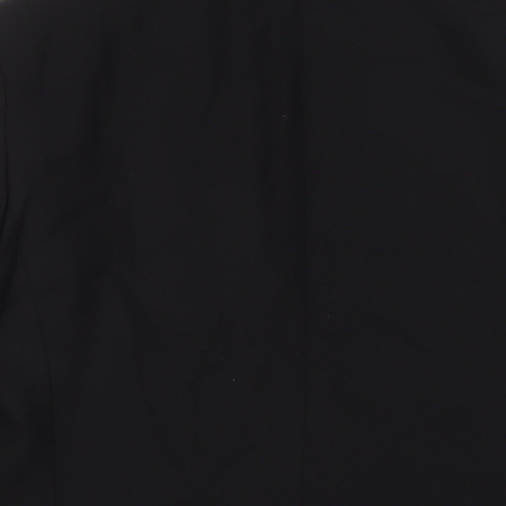 issimo Mens Black Wool Jacket Suit Jacket Size 42 Regular