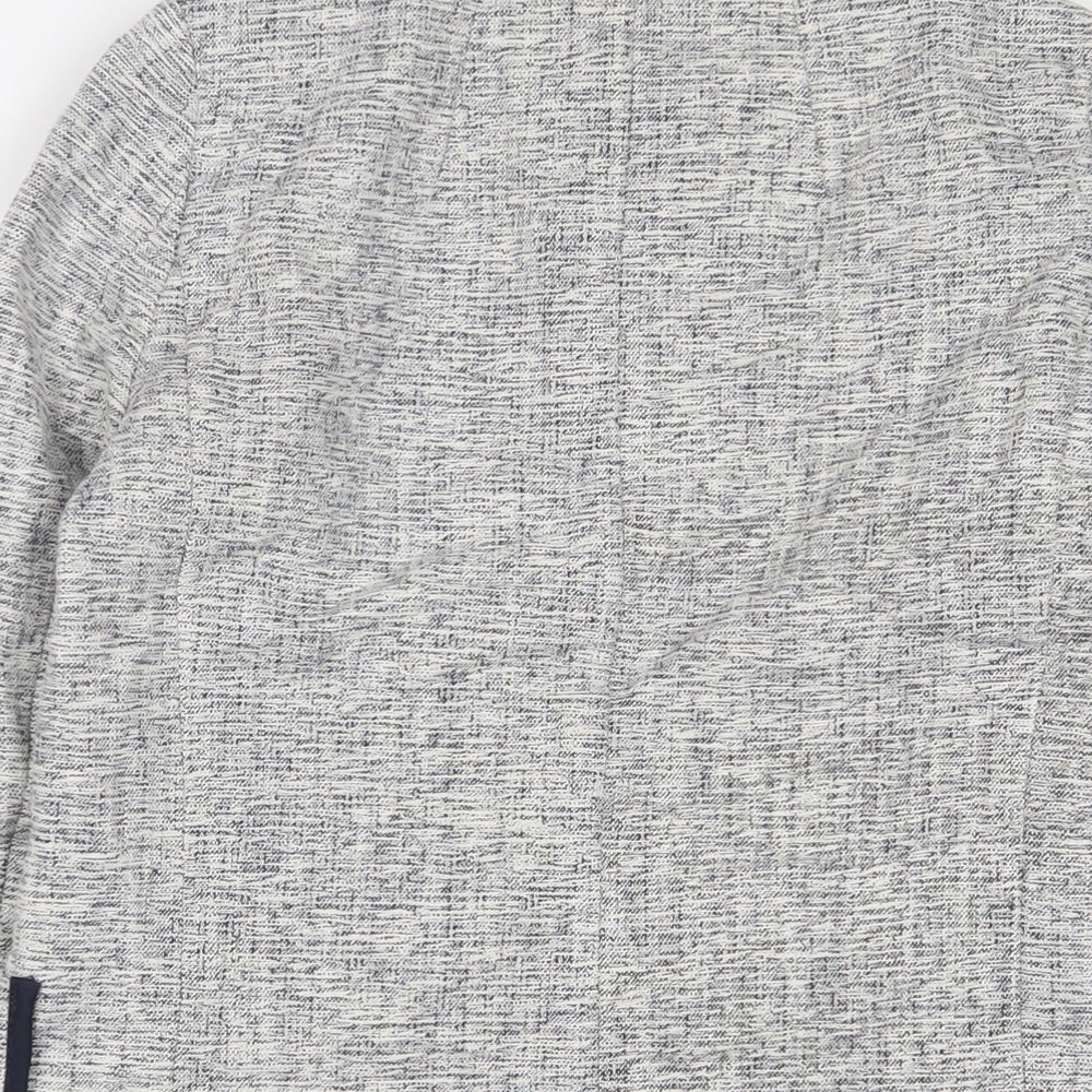 NEXT Womens Grey Jacket Size 8 Button