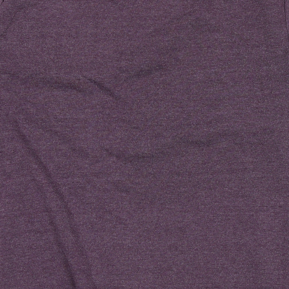 River Island Mens Purple Cotton Pullover Hoodie Size M