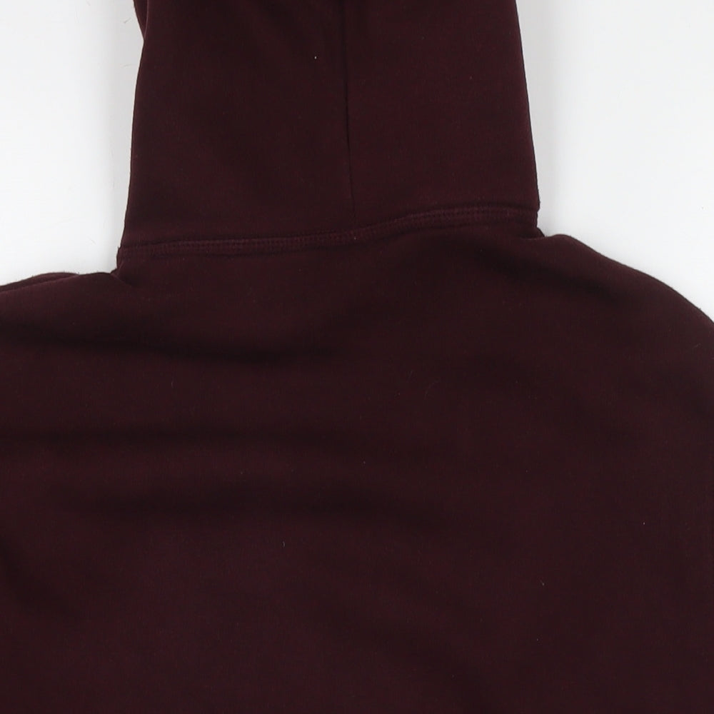 H&M Mens Brown Cotton Pullover Hoodie Size XS