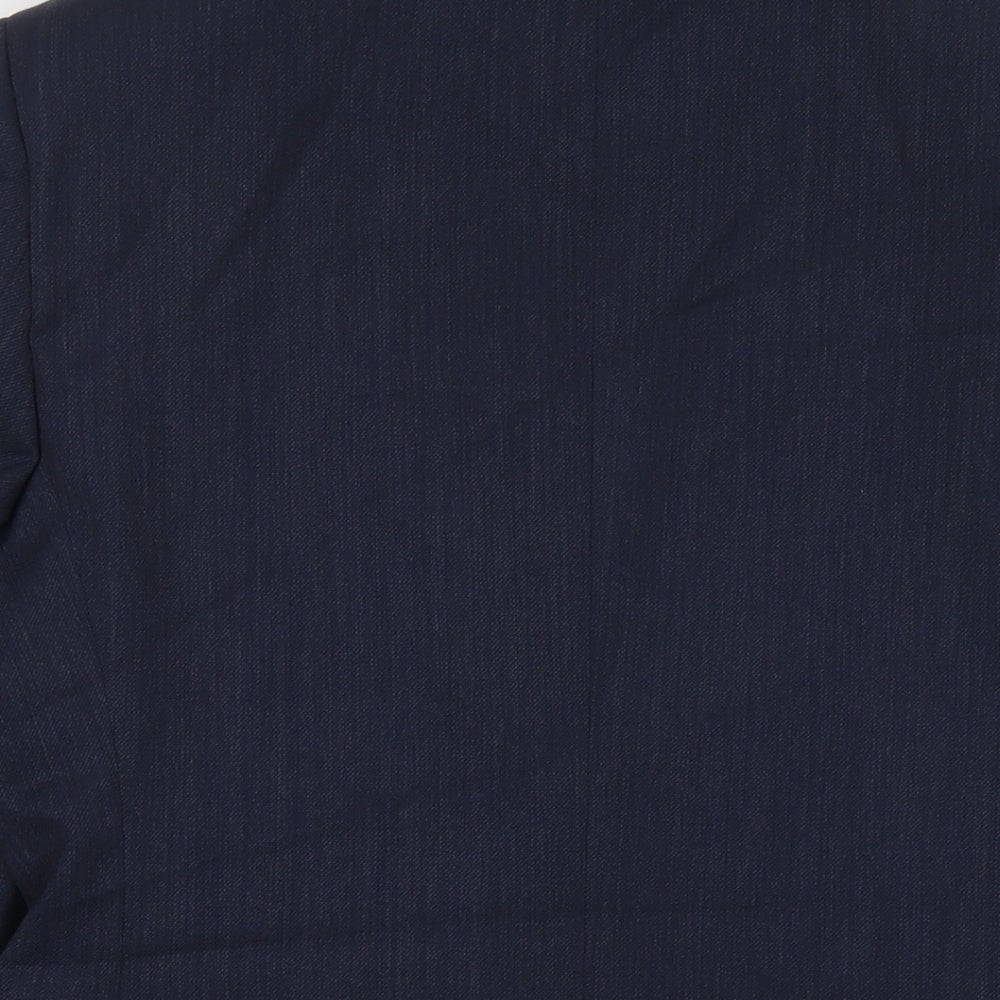 Marks & Spencer Mens Blue Wool Jacket Suit Jacket Size 38 Regular