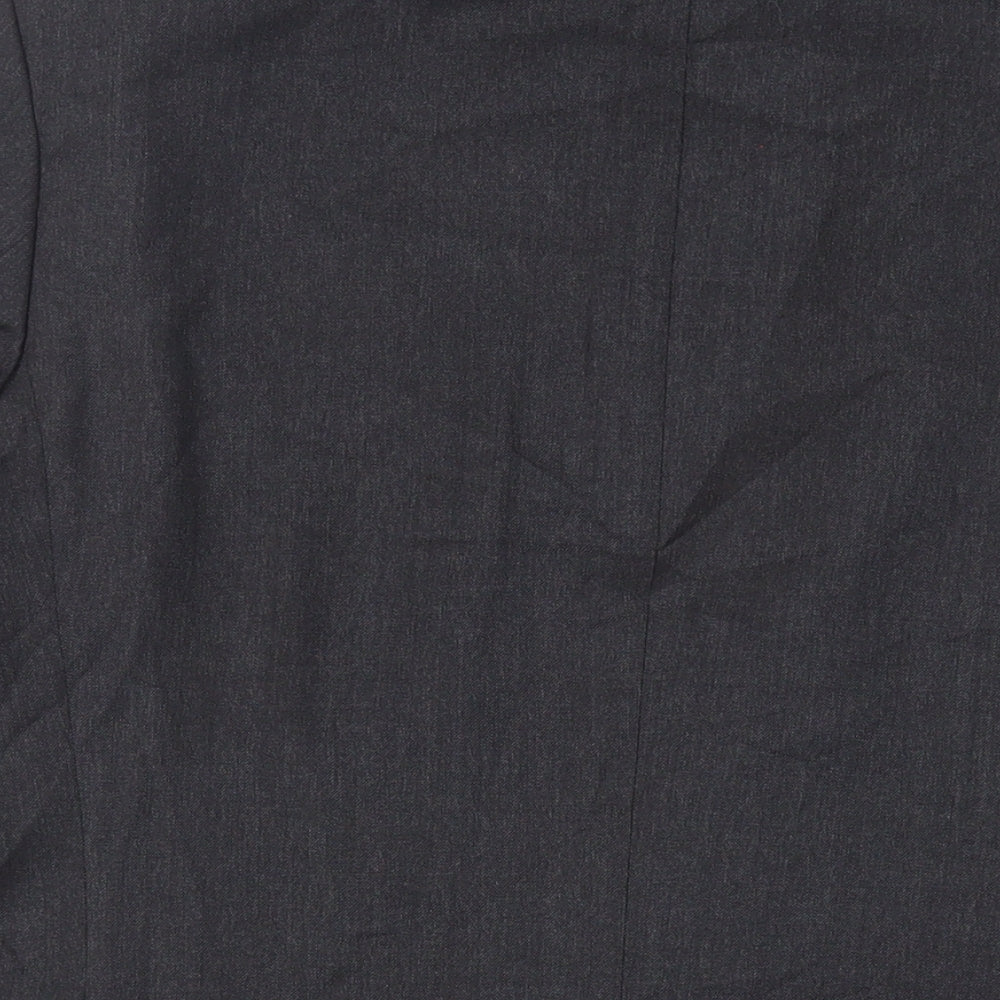 Greenwoods Mens Black Wool Jacket Suit Jacket Size 40 Regular