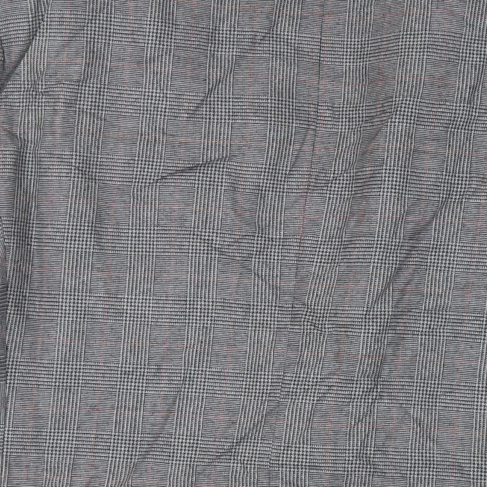 NEXT Mens Grey Plaid Wool Jacket Suit Jacket Size 42 Regular