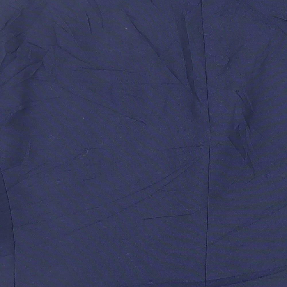 Marks & Spencer Mens Blue Polyester Jacket Suit Jacket Size 42 Regular