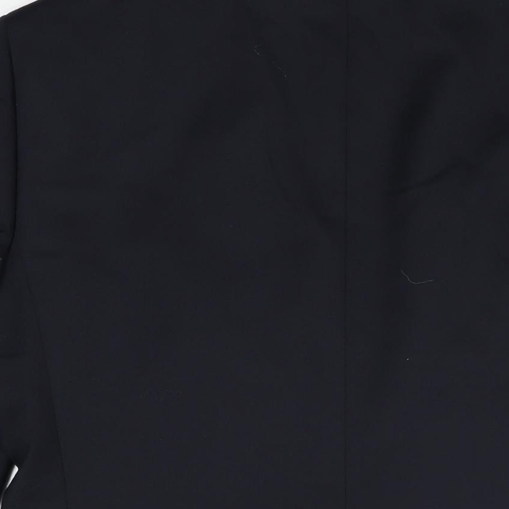 Greenwoods Mens Blue Wool Jacket Suit Jacket Size 38 Regular