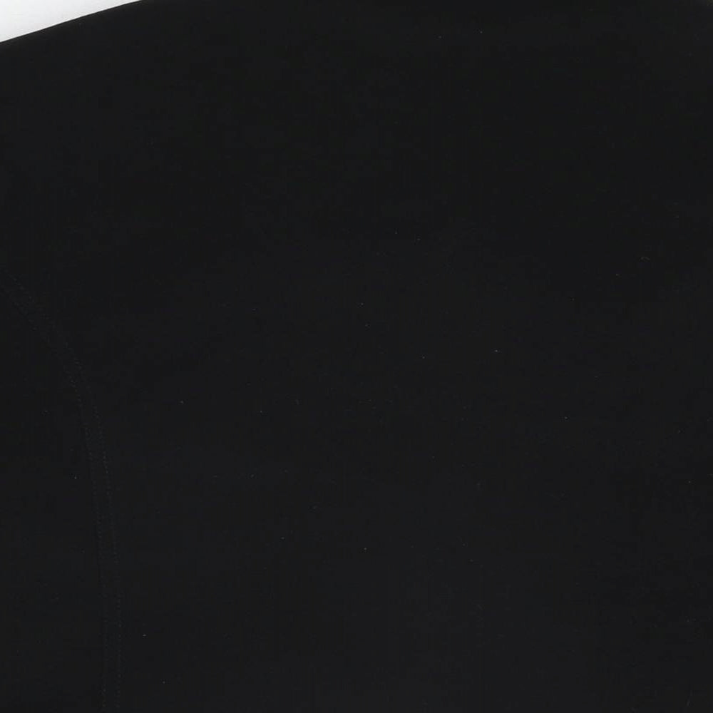 EWM Womens Black Polyester Basic Button-Up Size 20 Collared