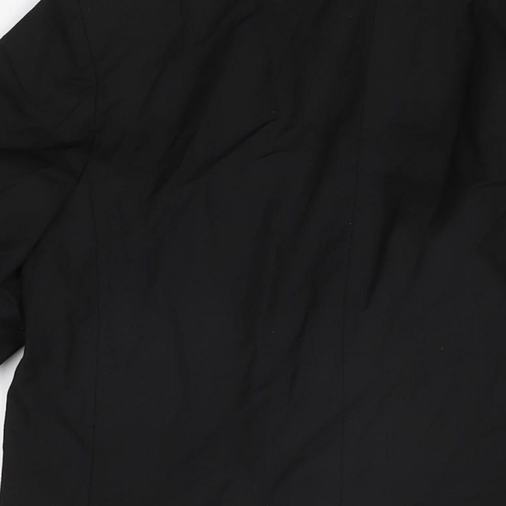 River Island Womens Black Jacket Blazer Size 6 Button