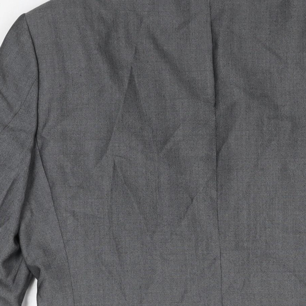 NEXT Mens Grey Wool Jacket Suit Jacket Size 40 Regular