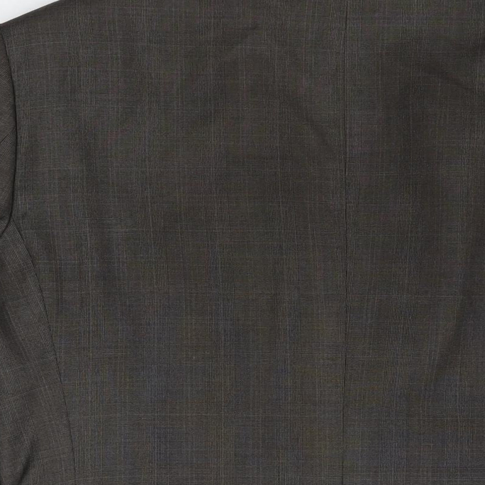 NEXT Mens Grey Polyester Jacket Suit Jacket Size 40 Regular