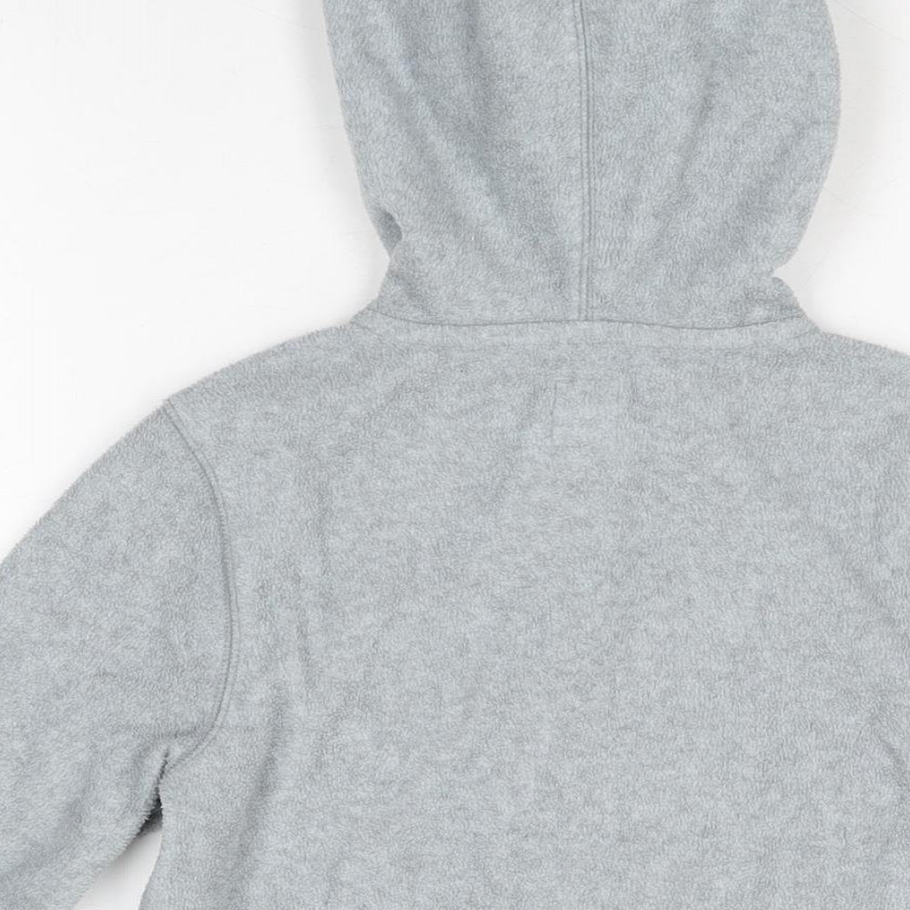 Gap Boys Grey Polyester Full Zip Hoodie Size S Zip