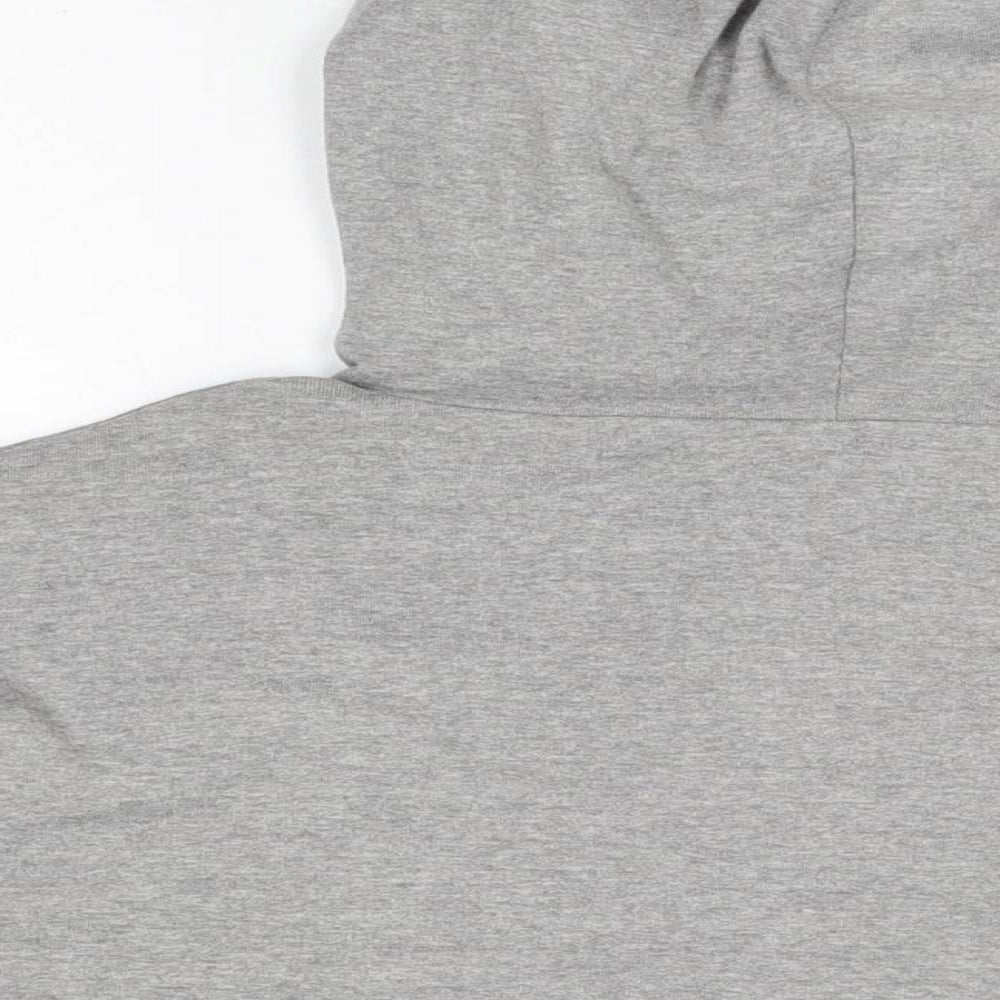 ASOS Womens Grey Cotton Pullover Hoodie Size 8 Pullover
