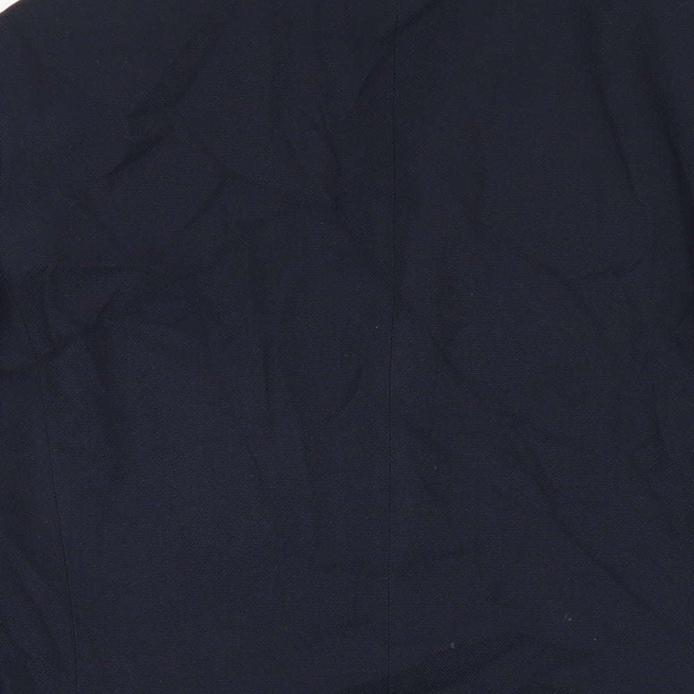 Topman Mens Blue Polyester Jacket Blazer Size 40 Regular