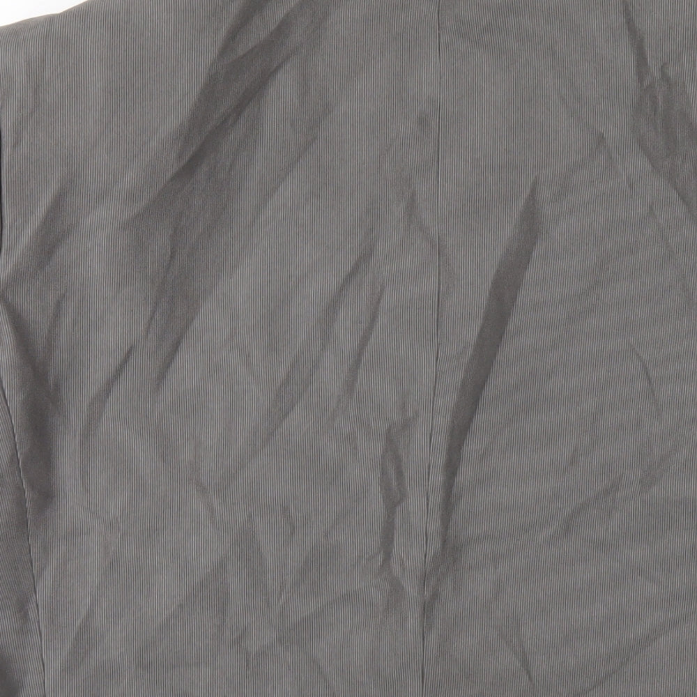 Marks & Spencer Mens Grey Polyester Jacket Blazer Size 42 Regular