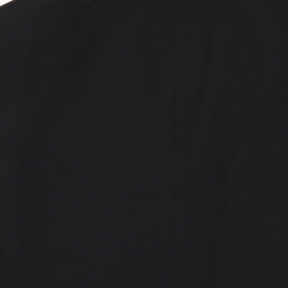 Marks & Spencer Mens Black Polyester Jacket Blazer Size 42 Regular