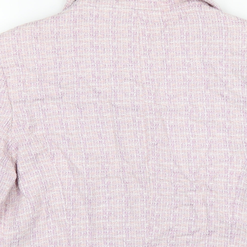 Kaliko Womens Purple Jacket Coat Size 14 Button